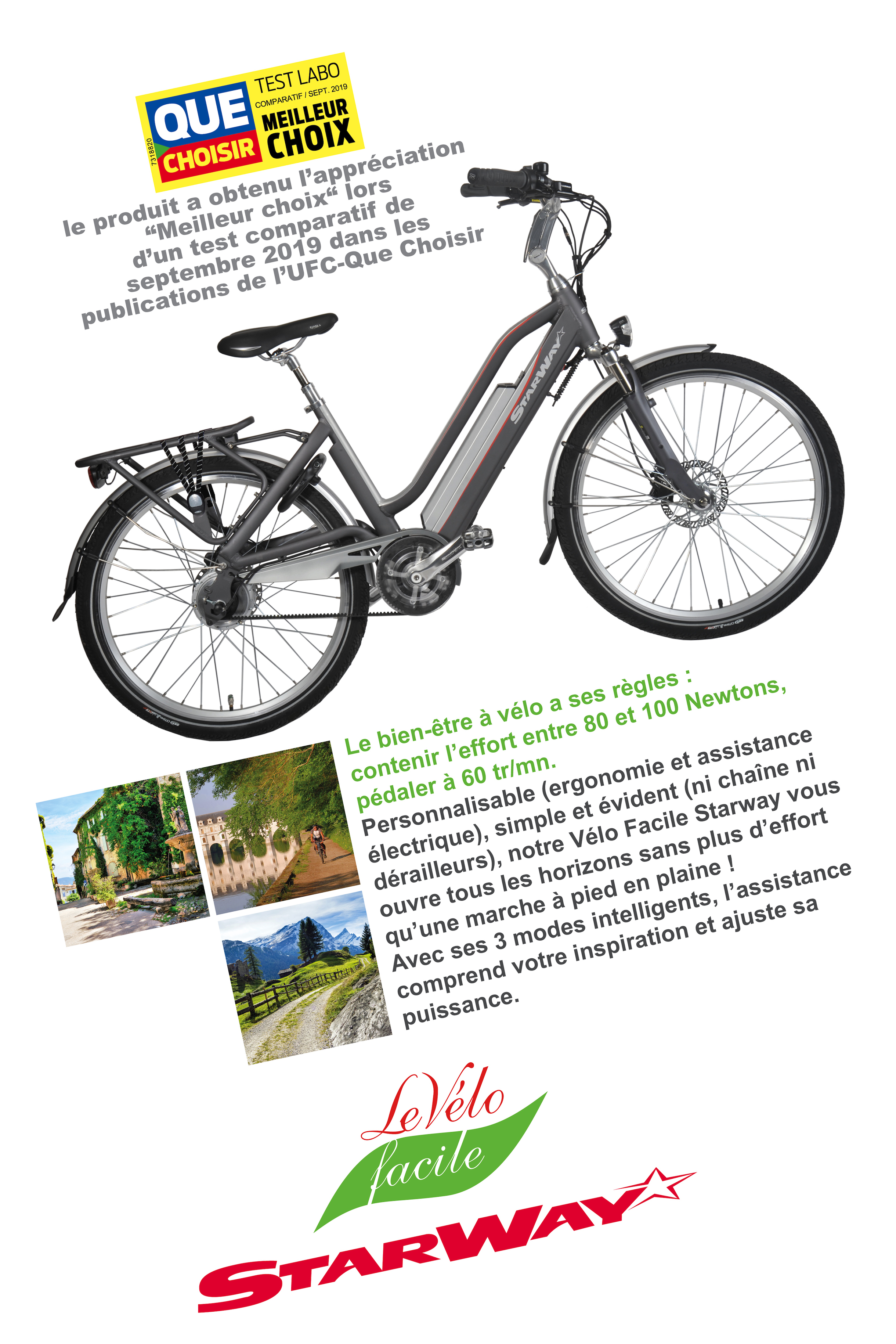 Starway Velo Electrique Chic Vélo De Ville électrique Starway